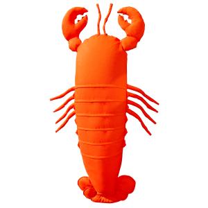 Pouf homard extérieur flottant déhoussable orange