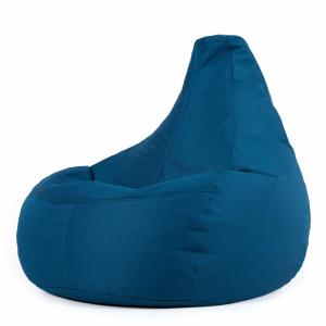 Pouf inclinable à dossier haut intérieur et extérieur bleu…