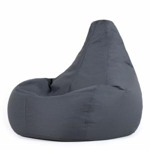 Pouf inclinable à dossier haut intérieur et extérieur gris…