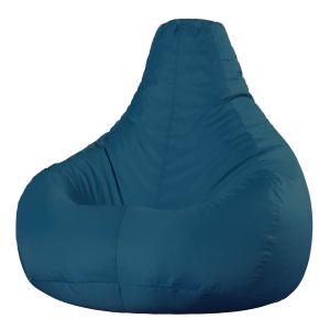 Pouf inclinable intérieur et extérieur bleu canard