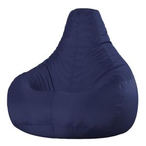 Pouf inclinable intérieur et extérieur bleu marine