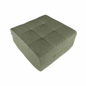 Pouf intérieur en tissu vert