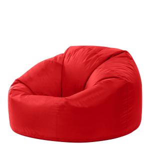 Pouf intérieur et extérieur rouge