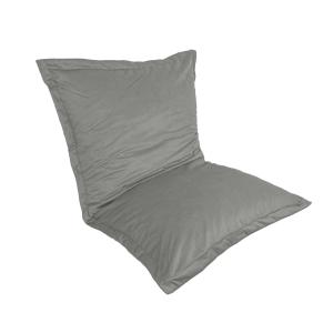 Pouf Intérieur XL - Housse Velours - 150x100cm  - Gris