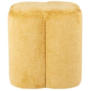 Pouf jaune ocre