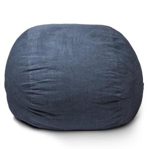 Pouf lit convertible 2en1 bleu foncé