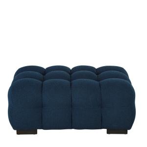 Pouf nuage bouclettes bleu nuit