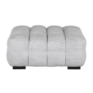 Pouf nuage gris clair chiné