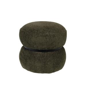 Pouf   petit modèle  vert en tissu