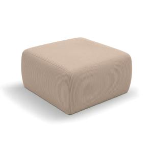 Pouf petit velours côtelé - Café