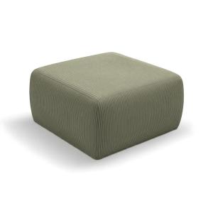 Pouf petit velours côtelé - Vert