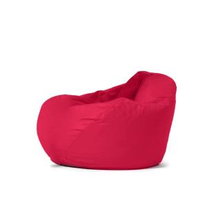 Pouf poire d'extérieur 130x115cm rouge