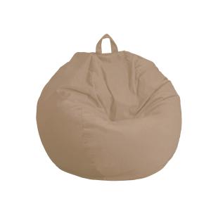 Pouf Poire Géant XXL  Velours - 120x150 cm - Beige