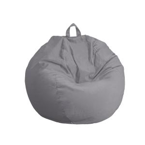 Pouf Poire Géant XXL Velours - 120x150 cm - Gris