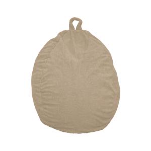 Pouf Poire XL  Sherpa - 120x110 cm - Beige