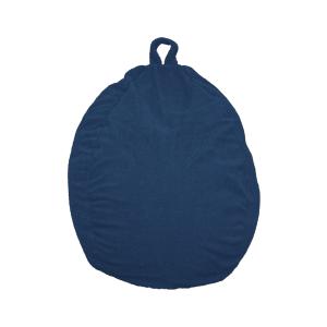 Pouf Poire XL  Sherpa - 120x150 cm - Bleu