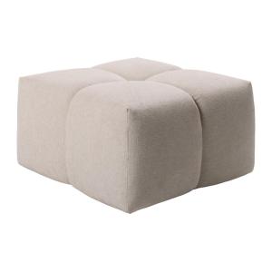 Pouf polyester beige