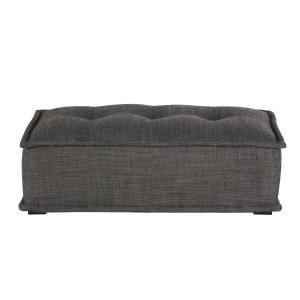 Pouf pour canapé modulable gris charbon