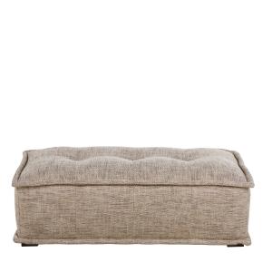 Pouf pour canapé modulable taupe