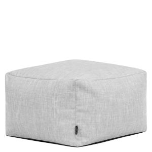 Pouf repose-pieds carré d'intérieur et d'extérieur en tissu…