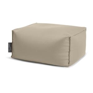 Pouf repose-pieds exterieur  taupe 55x65x30