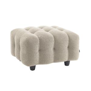 Pouf, repose-pieds pour canapé 3 places bouclette texturée…