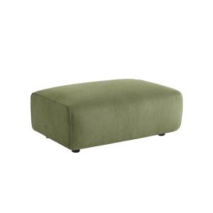 Pouf, repose-pieds pour canapé 3 places velours côtelé vert…