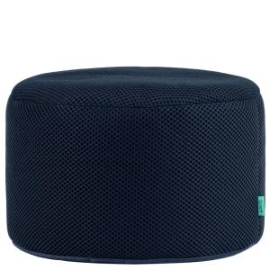 Pouf repose-pieds rond Gaming en maille performante bleu ma…