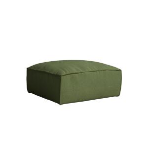 Pouf repose-pieds vert 103 x 103 cm