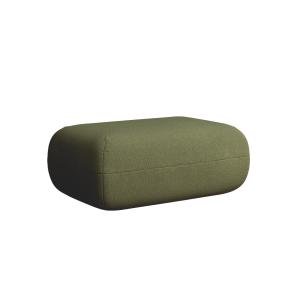 Pouf repose-pieds vert 60 x 98 cm