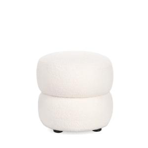Pouf rond D41 en tissu