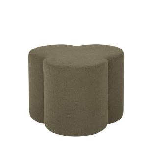 Pouf rond vert kaki