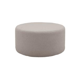 Pouf tissu bouclette  Gris Clair L 70 cm