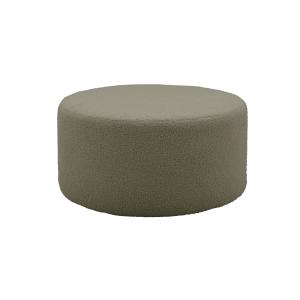 Pouf tissu bouclette  Vert Kaki L 70 cm