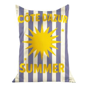 Pouf XL flottant flotant motif côte d'Azur