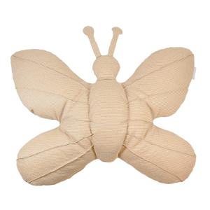 Pouf XL flottant papiilon - Beige Raphia