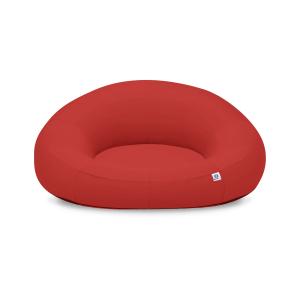 Pouf XXL Flottant pour Piscine 140x120x60 cm Rouge