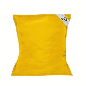 Pouf XXL intérieur extérieur déhoussable en tissu jaune 140…