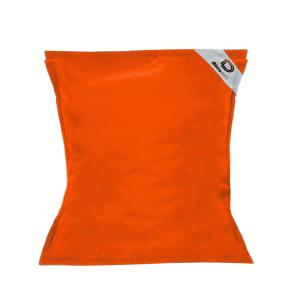 Pouf XXL intérieur extérieur déhoussable en tissu orange 14…