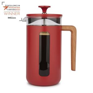 Presse à Café En Verre Rouge 1L