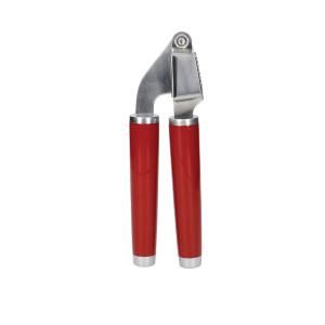 Presse-Ail Manuel en Inox Rouge Cerise