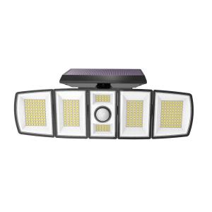 Projecteur solaire avec détecteur ABS Noir 1000LM