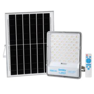 Projecteur solaire sensor Aluminium Noir 1400lm