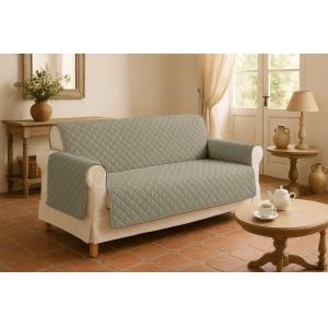 Protège canapé polyester argile 255x175 cm