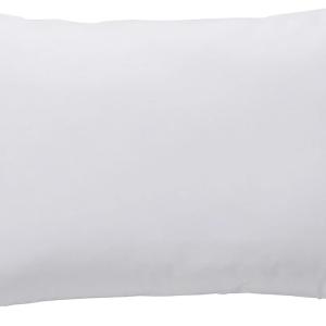 Protège oreiller en polyester blanc 50x70 cm