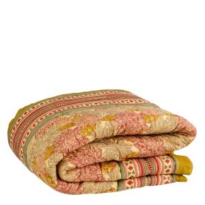 Quilt plaid en coton rouge 180x130