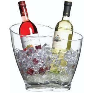 Rafraîchisseur De Boissons Double Face Plastique Transparen…