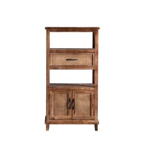 Rangement en bois de sapin marron