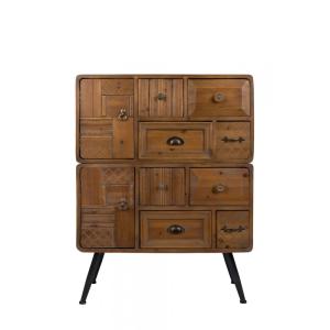 Rangement en bois de sapin naturel