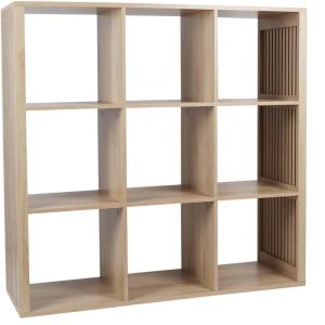 Rangement modulable en bois  9 cases